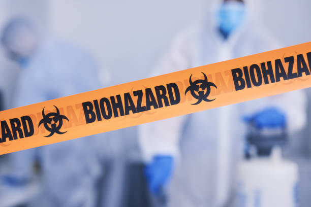 Professional Biohazard Cleanup technician working in Fayetteville, GA